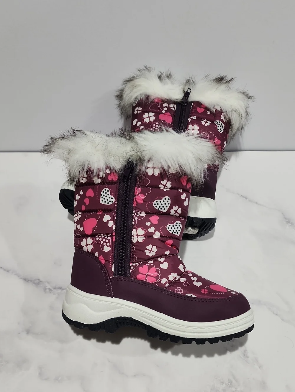 Adorababy Snow Mid Calf Winter Fur Boots